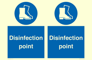 Disinfection point